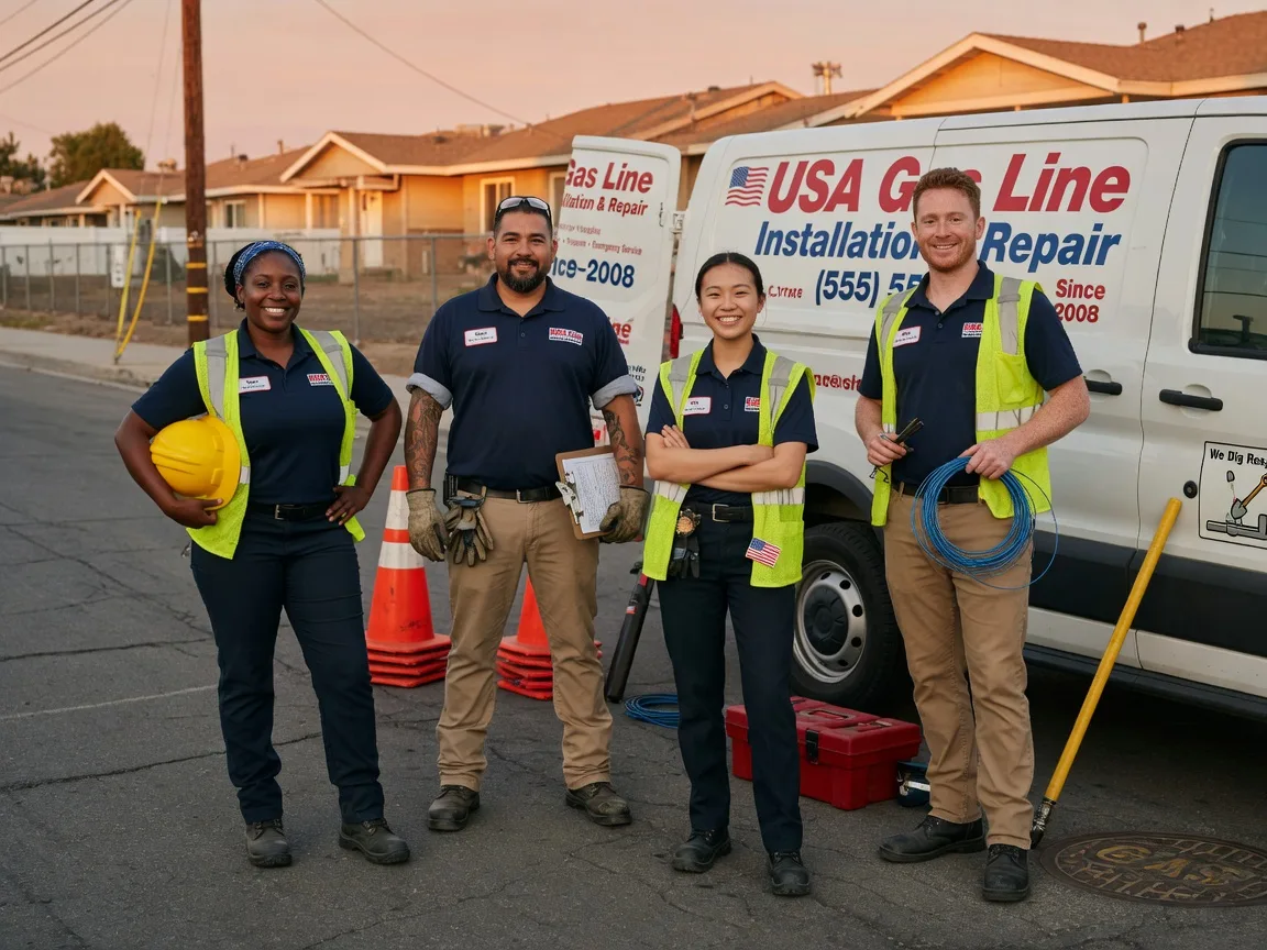 Gas Line Installation company in Rena Lara, MS